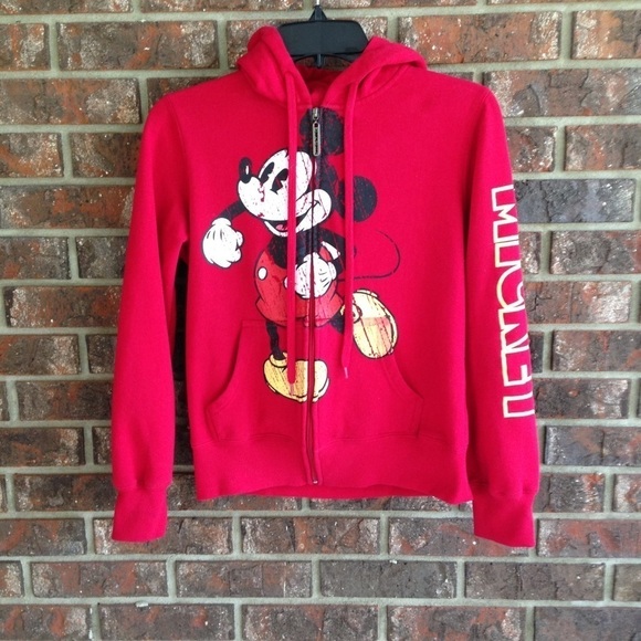DISNEY Mickey Mouse Hoodie Size Small - Picture 2 of 7